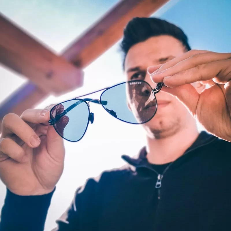 Fotochromatické pilotní sluneční brýle Barcur Patrol