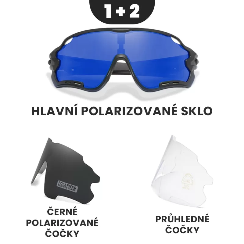KingSeven® Sportovní sluneční brýle 'Vision'