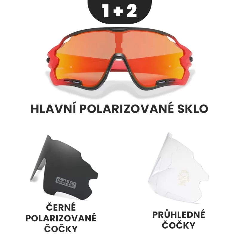 KingSeven® Sportovní sluneční brýle 'Vision'